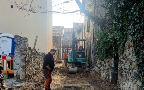 Il Ricetto verso la riqualificazione: iniziati i lavori nella zona sud-est