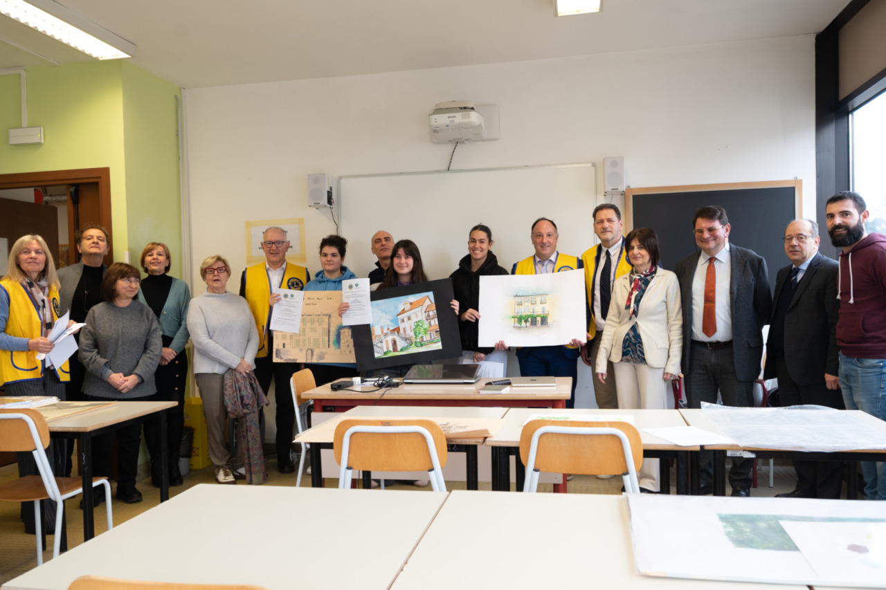 Dimore storiche del Canavese: premiati gli studenti del “25 Aprile – Faccio” dal Lions Alto Canavese
