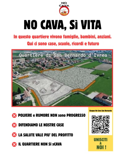 Mobilitazione politica per sostenere il ricorso del Comitato No Cava al Tar