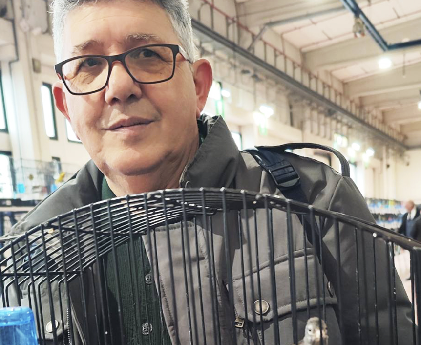 L’allevatore leinicese Tony Giordano campione italiano: trionfo con i canarini di razza spagnola