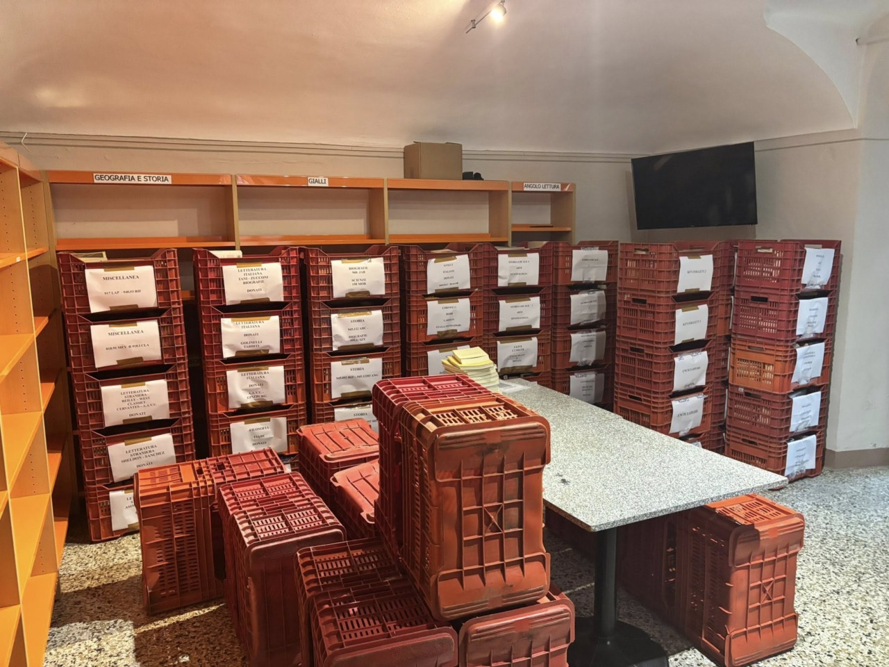 La biblioteca comunale trasloca in via Dora Baltea