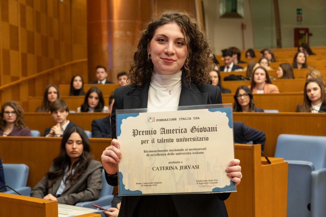 La volpianese Caterina Jervasi premiata alla Camera dei Deputati con una borsa di studio