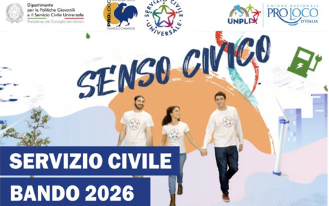 Bando Servizio Civile 2026-2027: due posti alla Pro Loco di Rivarolo