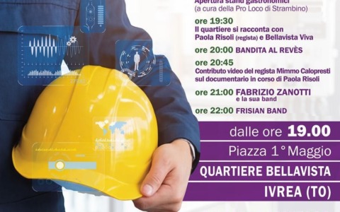 Festa dei lavoratori in piazza Primo Maggio a Ivrea