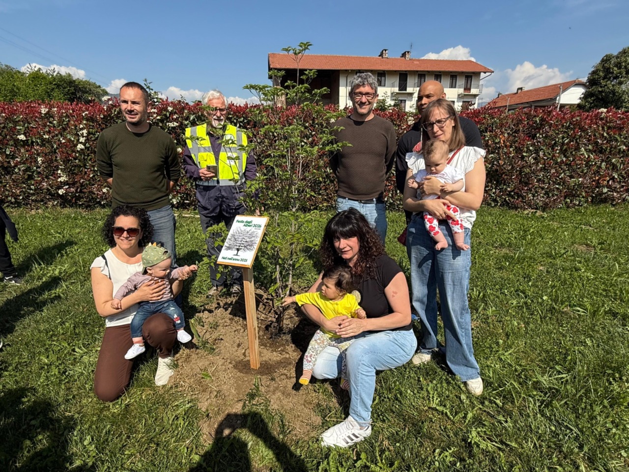 A Villanova la “Festa degli Alberi” dedicata ai sei nati nel 2025