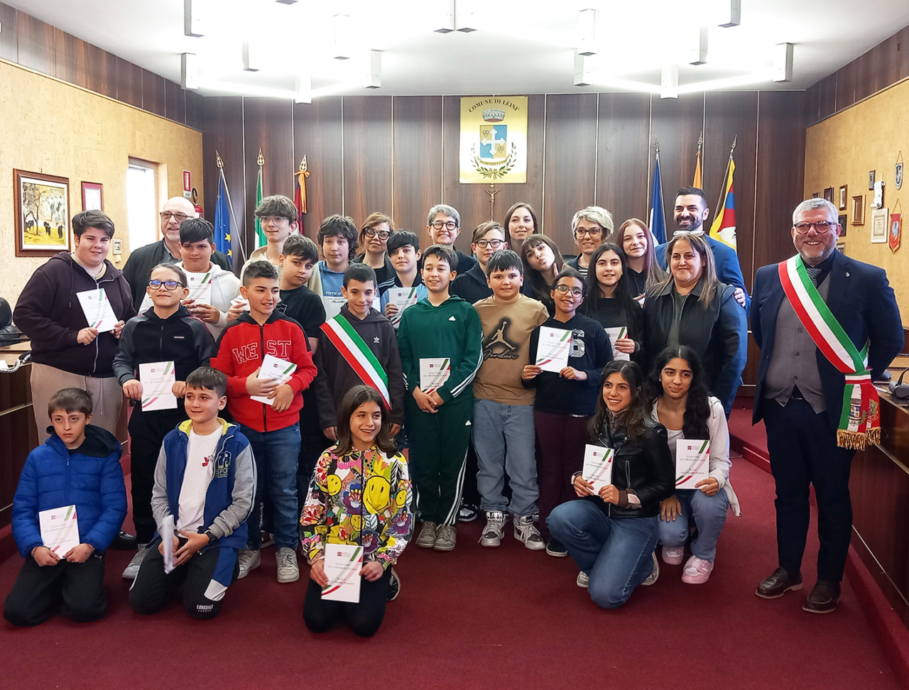 Eletto il nuovo CCRR di Leini, Francesco Olmo è il sindaco