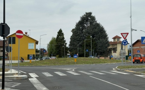 Nole inaugura la rotatoria sulla Provinciale