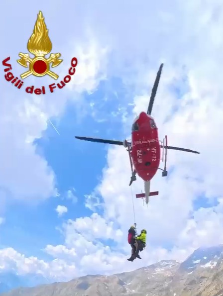 Spettacolare salvataggio: quattro escursionisti tratti in salvo a Punta Rama