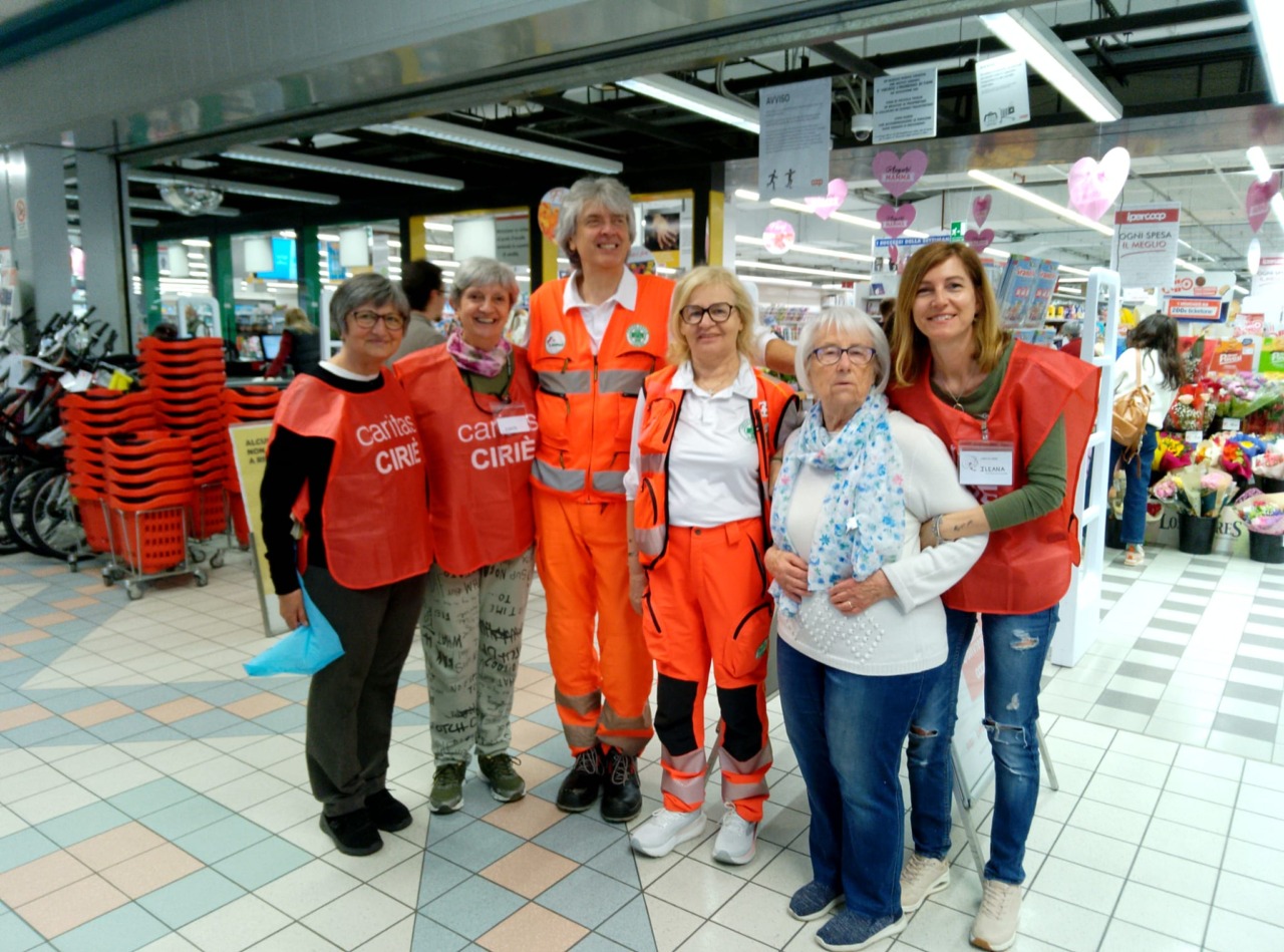 800 chili di solidarietà raccolti per la Caritas di Ciriè