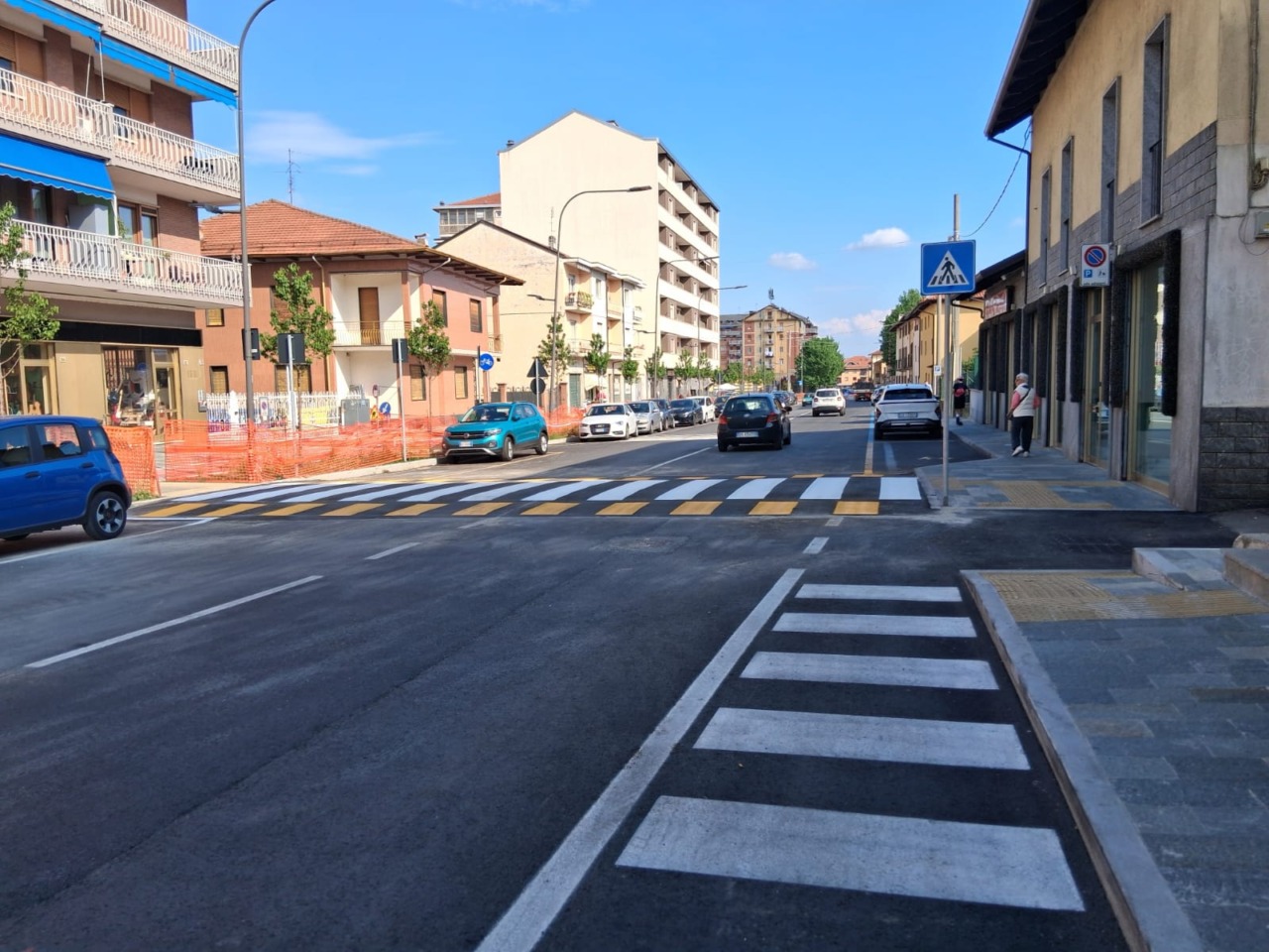 Corso Nazioni Unite realizzata una piattaforma rialzata nella zona di San Rocco