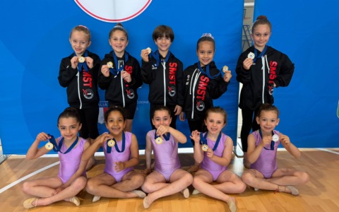 “Ritmica Amica”, in campo le giovani atlete della PGS Sport Team