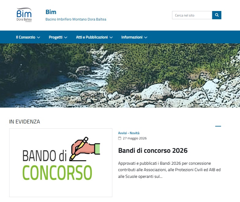 Dal Bim il bando a sostegno delle associazioni,  le scuole  e i gruppi di Protezione civile