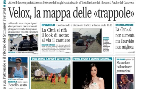 Il Canavese di Rivarolo è in edicola oggi, mercoledì 22 luglio