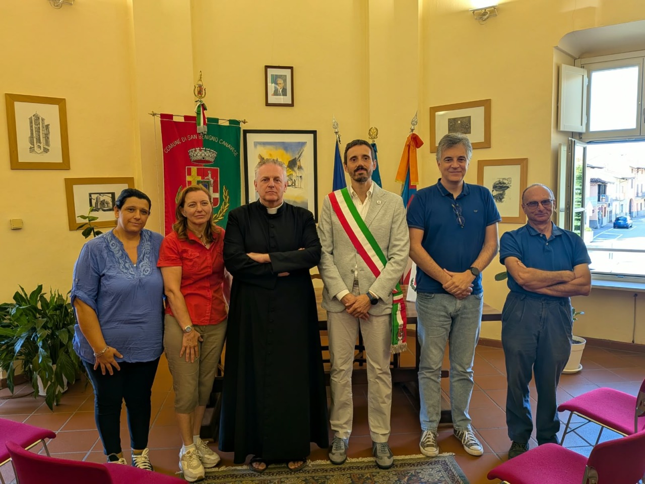 Potere temporale e potere spirituale: a San Benigno il sindaco incontra il nuovo Abate