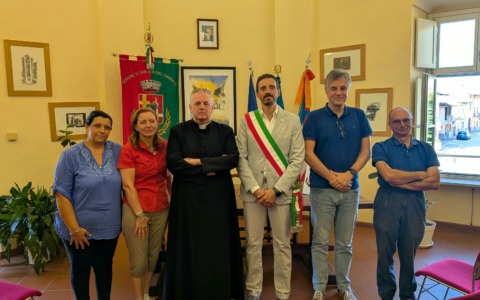 Potere temporale e potere spirituale: a San Benigno il sindaco incontra il nuovo Abate