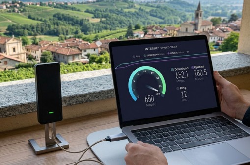 Canavese, fibra e FWA: come misurare davvero la velocità della connessione
